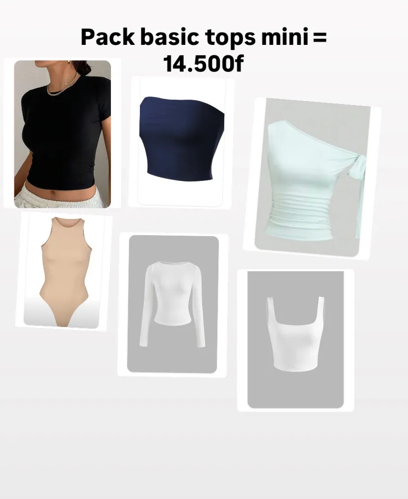 Pack basic tops mini
