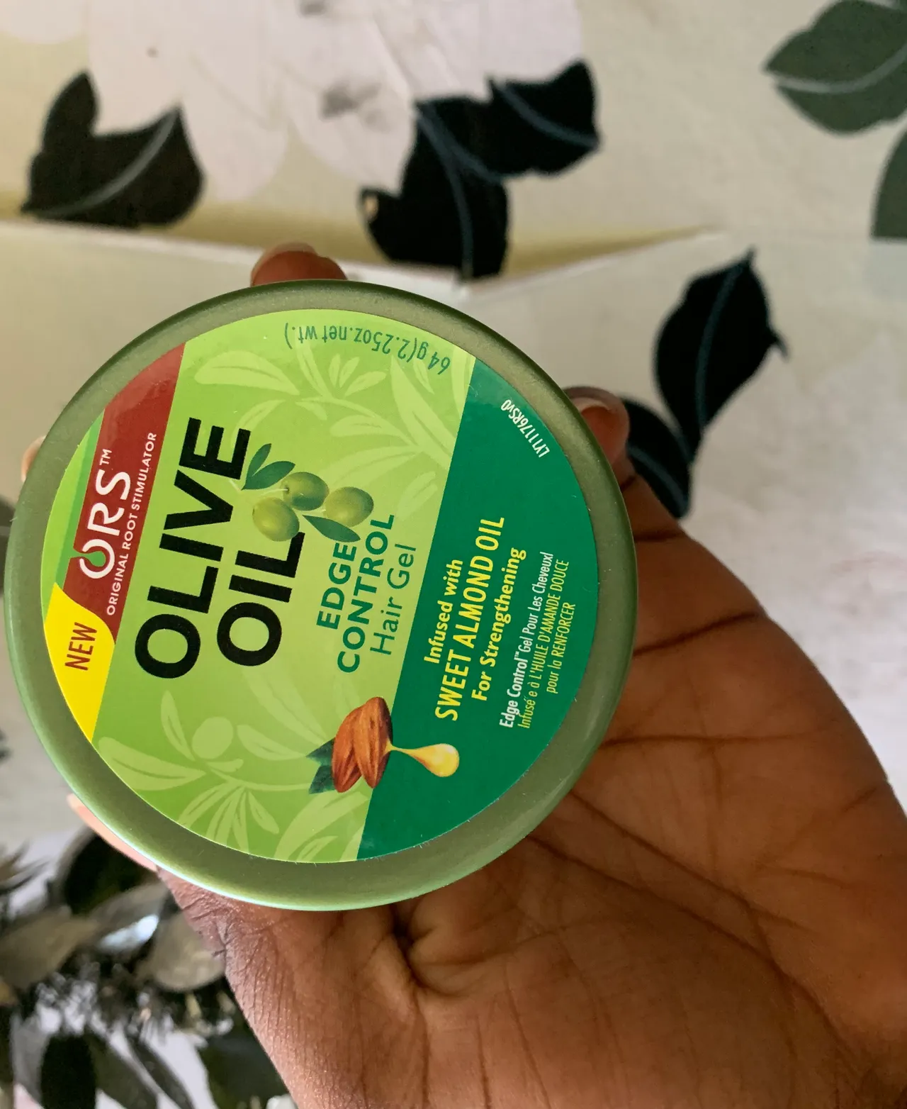 Gel olive oil