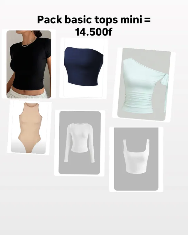 Pack basic tops mini